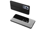 Mobil - Deksel og etui - Hurtel Clear View Case Cover for Xiaomi 12 Lite Cover with a Flap Black - 5907769349379