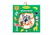 Hobbyartikler - Wins Holland Wild Animals - 200 Removable Stickers - PT2331