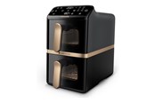 Andre kjøkkenapparater - Philips 4000 Series NA462 - double hot air fryer - black/dark grey - NA462/70