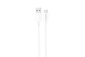USB - Dudao L4ST USB-A / USB-C 5A 1m cable - white - 6976625331758
