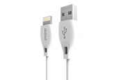 USB - Dudao  USB/Lightning Cable 2.4A 1m White (L4L 1m White) - 6976625335114
