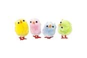 Leketøy - Creativ Company Colored Easter Chicks Chenille 12pcs. - 51655