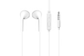 Hodetelefoner - Dudao Wired Earbuds 3.5mm Mini Jack 1.15m - White - 6976625335695