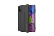 Mobil - Deksel og etui - Wozinsky  Kickstand Case Silicone Case with Stand Samsung Galaxy M51 Case Black - 9111201941052