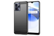 Mobil - Deksel og etui - Hurtel Carbon Case for Realme C35 Flexible Silicone Carbon Cover Black - 9145576267639