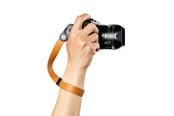 Kamerastropp/-rem - Peak Design Cuff Leather Camera Strap Wrist - Amber - LRS-WR-AM-1