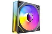 Kabinettvifte - DUTZO INF 120 PWM ARGB Reverse - Kabinettvifte - 120mm - Svart med RGB LED-lys - 29 dBA - INF120R-5VRGB-B