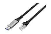 Nettverkskabel - DIGITUS network cable - 3 m - black - Svart - AK-300600-030-S
