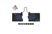 Tastatur - Keychron Q11 Split 75% Knob QMK/VIA - Keychron K Pro Red - Ergonomisk tastatur - Nordisk - Svart - Q11-M1-BO