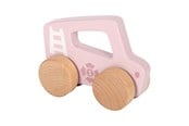 Leketøysbil - Small Foot - Wooden Push Car Pink - 12709
