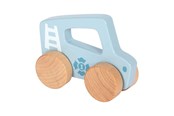 Leketøysbil - Small Foot - Wooden Push Car Blue - 12710