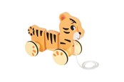Babyleker - Small Foot - Wooden Pull-along Tiger Safari FSC - 12733