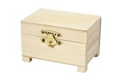 Arts & Crafts - Tilbehør - Creativ Company Wooden Box on Legs with Metal Lock - 575810