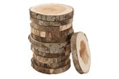 Arts & Crafts - Tilbehør - Colorations - Raw Wooden Discs 8-10cm 12pcs. - 38WD19