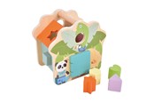 Babyleker - Small Foot - Træformssorteringskasse Jungle Friends FSC - 12767