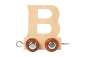 Babyleker - Small Foot - Wooden Letter Train - B - 12 pieces - 7461-display12