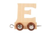 Babyleker - Small Foot - Wooden Letter Train - E - 12 pieces - 7464-display12