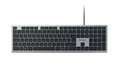 Tastatur - Kensington KB515 EQ USB-C/USB-A kablet tastatur - Tastatur - Nordisk - Grå - K75410PN