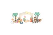 Figurer - Small Foot - Wooden Crib Christmas Story Playset - 12689