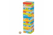 Brettspill & Puslespill - Goki Wooden Stacking Game with Animal Motifs - 56297