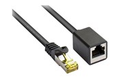 Nettverkskabel - Alcasa electronik Good Connections RNS patch extension cable - 50 cm - black - Svart - 0.5 meter - 8070VR-005S