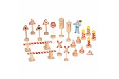Treleker - Goki Wooden Traffic Signs Set - 21pcs. - 53773