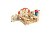 Treleker - Bigjigs Wooden Grand Central Station Playset - BJT613