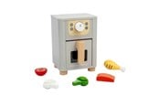 Rollelek - Bigjigs Wooden Airfryer Playset 5-piece. - 37083
