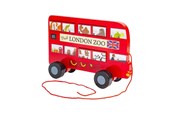 Babyleker - Bigjigs Wooden London Bus Pull Along Figure - 37037