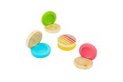 Treleker - Bigjigs Wooden Castagnette Color - 37078