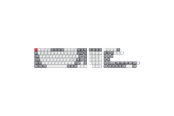 Tastatur - Keychron PBT Full Keycap Set Retro - Tastehetter - Nordisk - Hvit - T75