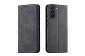 Mobil - Deksel og etui - Hurtel Magnet Fancy Case for Samsung Galaxy S23+ Flip Cover Wallet Stand Black - 5907769351761
