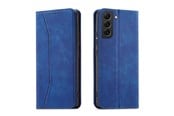 Mobil - Deksel og etui - Hurtel Magnet Fancy Case for Samsung Galaxy S23+ Flip Cover Wallet Stand Blue - 9145576271483
