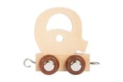 Treleker - Small Foot - Wooden Letter Train - Q - 12 pieces - 7476-display12