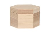 Kreative leker - Playwood Decorate your own Box Hexagon - SL 071-a