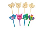 Kreative leker - Colorations - Make Your Own Garden Windmills 12pcs. - WINDWOOD