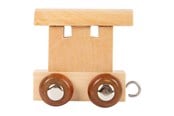 Treleker - Small Foot - Wooden Letter Train Wagon - Pack of 12 - 7487-display12