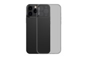 Mobil - Deksel og etui - Baseus Frosted Glass Case Cover for iPhone 13 Pro Hard Cover with Gel Frame black (ARWS000401) - ARWS000401