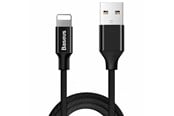 USB - Baseus Yiven fabric braided cable USB / Lightning 1.8M black (CALYW-A01) - CALYW-A01