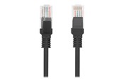 Nettverkskabel - Lanberg patch cable - 10 m - black RAL 9004 - Svart - 10m - PCU5-10CC-1000-BK