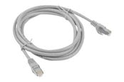 Nettverkskabel - Lanberg patch cable - 1 m - grey RAL 7035 - Grå - 1m - PCF6-10CC-0100-S