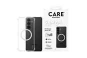 Mobil - Deksel og etui - CARE by PanzerGlass Samba Case Transparent w. White Qi Samsung Galaxy S26+ - CR51003