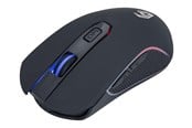 Mus - Gembird "Firebolt" - mouse - rechargeable RGB - 2.4 GHz - black - Mus - Optisk - 6 - Svart - MUSGW-6BL-02