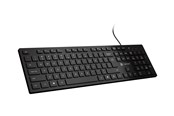 Tastatur - Natec HERRING - keyboard - slim design low profile full size - QWERTY - US - black Input Device - Tastatur - Engelsk (USA) - Svart - NKL-2341