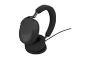 Hodetelefoner - Jabra Evolve3 85 MS Link390a - Black (Incl. Wireless Charging Pad) - 38599-999-989