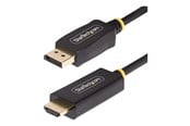 Skjermkabel - StarTech.com adapter cable - DisplayPort / HDMI - 4 m - 4M-DP-HDMI-4K60-HDR