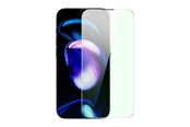 Mobil - Beskyttelsesglass - Baseus Full Screen Tempered Glass for iPhone 14 Pro with Anti Blue Light Filter and 0.3mm Speaker Cover + Mounting Frame - SGXT001502