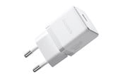 Mobil - Adaptere og ladere - Baseus Palm 1C 20W Wall Charger (with  Mini White USB-C 60W (20V/3A) 1m Cable) - White - P10111602213-01