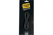 Lydkabel - Yellow Cable K17-1 - 3,5mm. TRS Mini-Jack-kabel 1m. - ECO K17-1