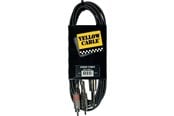 Lydkabel - Yellow Cable K02-3 - 2 x RCA - 1/4" Jack mono-kabel 3m. - ECO K02-3